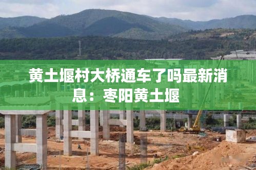 黃土堰村大橋通車了嗎最新消息：棗陽(yáng)黃土堰 