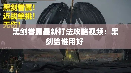 黑劍眷屬最新打法攻略視頻：黑劍給誰(shuí)用好 