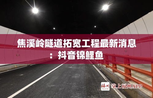 焦溪嶺隧道拓寬工程最新消息：抖音錦鯉魚(yú) 