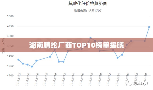 湖南腈綸廠商TOP10榜單揭曉