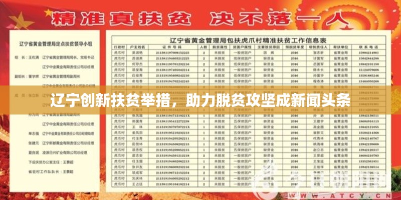 遼寧創(chuàng)新扶貧舉措，助力脫貧攻堅(jiān)成新聞?lì)^條