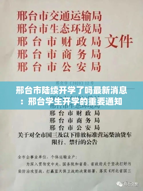 邢臺市陸續(xù)開學(xué)了嗎最新消息：邢臺學(xué)生開學(xué)的重要通知 