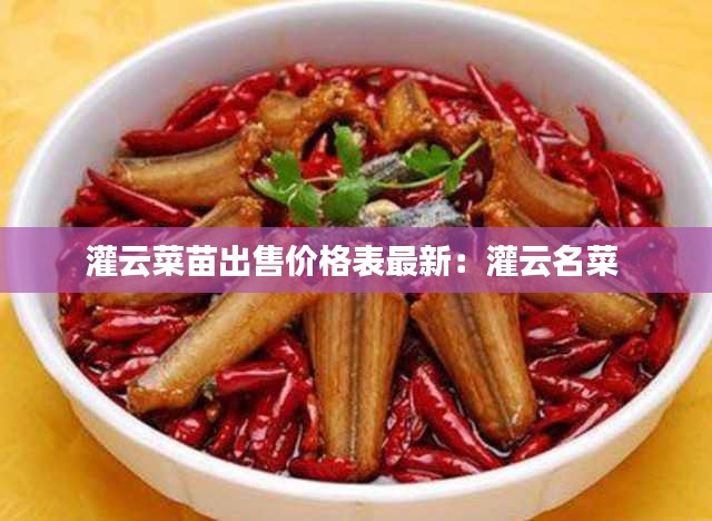 灌云菜苗出售價(jià)格表最新：灌云名菜 