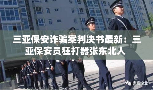 三亞保安詐騙案判決書最新：三亞保安員狂打囂張東北人 