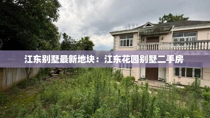 江東別墅最新地塊：江東花園別墅二手房 