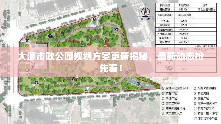 大源市政公園規(guī)劃方案更新揭秘，最新動態(tài)搶先看！