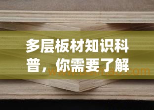 多層板材知識(shí)科普，你需要了解的百度收錄要點(diǎn)！