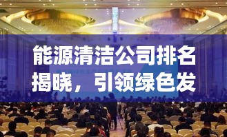 能源清潔公司排名揭曉，引領(lǐng)綠色發(fā)展的先鋒力量