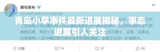 青島小學事件最新進展揭秘，事態(tài)進展引人關注