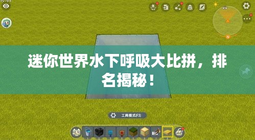 迷你世界水下呼吸大比拼，排名揭秘！