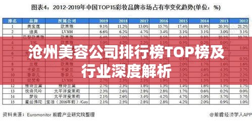 滄州美容公司排行榜TOP榜及行業(yè)深度解析
