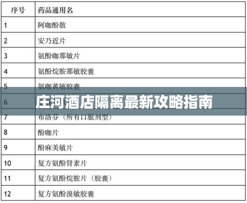 莊河酒店隔離最新攻略指南