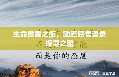 生命覺醒之旅，勵志感悟語錄探尋之路