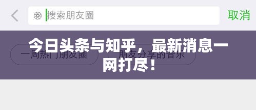 今日頭條與知乎，最新消息一網(wǎng)打盡！