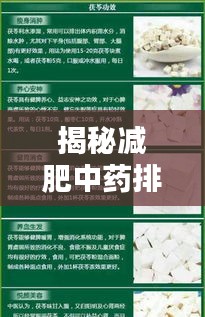 揭秘減肥中藥排行榜前十名，助力瘦身塑形新篇章！