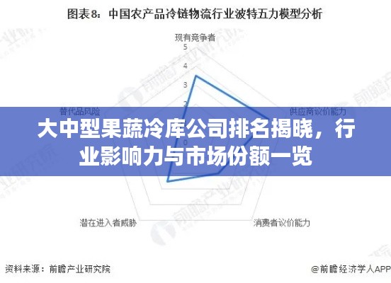 大中型果蔬冷庫公司排名揭曉，行業(yè)影響力與市場份額一覽