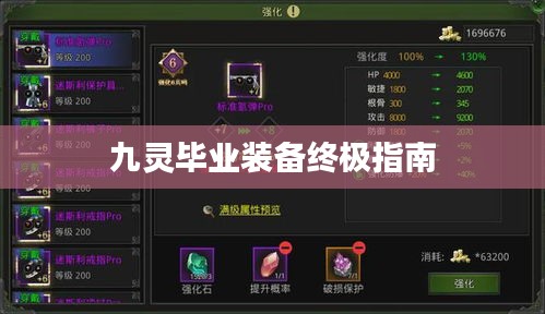 九靈畢業(yè)裝備終極指南