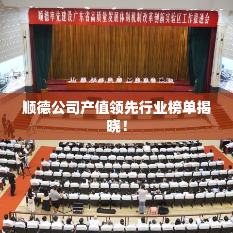 順德公司產(chǎn)值領(lǐng)先行業(yè)榜單揭曉！