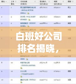 白班好公司排名揭曉，職場(chǎng)新標(biāo)桿大揭秘！
