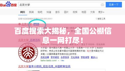百度搜索大揭秘，全國(guó)公棚信息一網(wǎng)打盡！
