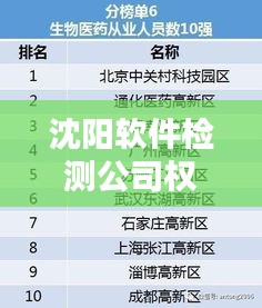 沈陽(yáng)軟件檢測(cè)公司權(quán)威排名榜單揭曉！