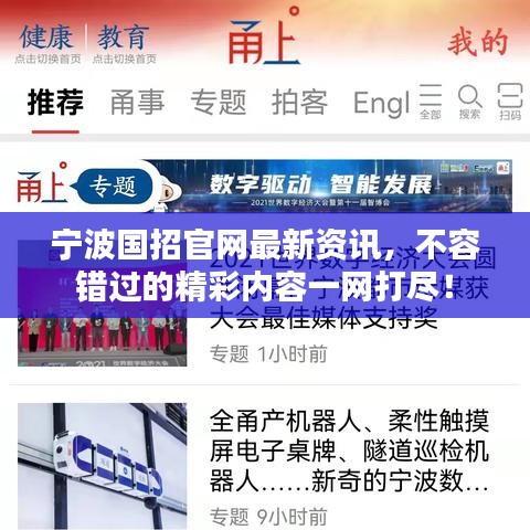 寧波國招官網(wǎng)最新資訊，不容錯過的精彩內(nèi)容一網(wǎng)打盡！