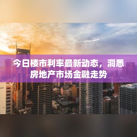今日樓市利率最新動(dòng)態(tài)，洞悉房地產(chǎn)市場金融走勢(shì)