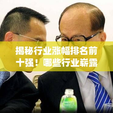 揭秘行業(yè)漲幅排名前十強(qiáng)！哪些行業(yè)嶄露頭角成為市場(chǎng)新星？