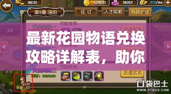 最新花園物語(yǔ)兌換攻略詳解表，助你輕松獲取豐厚獎(jiǎng)勵(lì)！