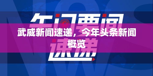 武威新聞速遞，今年頭條新聞概覽
