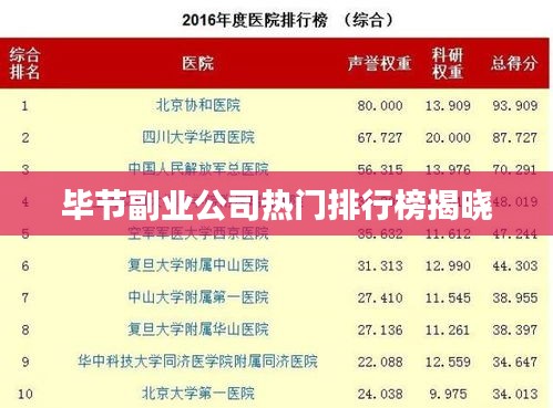 畢節(jié)副業(yè)公司熱門排行榜揭曉