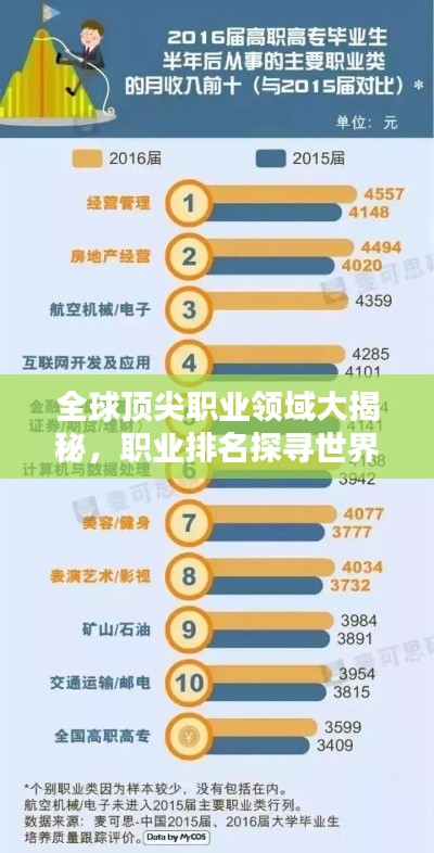 全球頂尖職業(yè)領(lǐng)域大揭秘，職業(yè)排名探尋世界之最