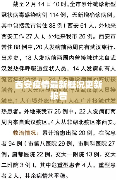 西安疫情最新概況更新報(bào)告
