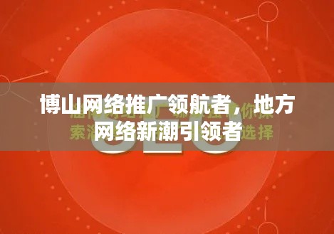 博山網(wǎng)絡(luò)推廣領(lǐng)航者，地方網(wǎng)絡(luò)新潮引領(lǐng)者