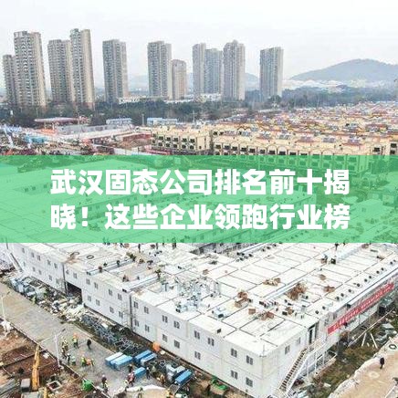 武漢固態(tài)公司排名前十揭曉！這些企業(yè)領(lǐng)跑行業(yè)榜單
