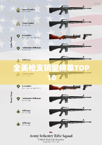 全美槍支銷量榜單TOP10