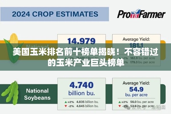 美國玉米排名前十榜單揭曉！不容錯過的玉米產(chǎn)業(yè)巨頭榜單
