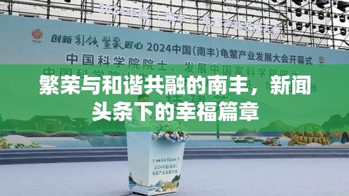 繁榮與和諧共融的南豐，新聞頭條下的幸福篇章