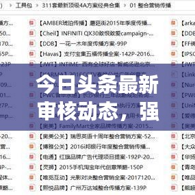 今日頭條最新審核動(dòng)態(tài)，強(qiáng)化內(nèi)容審核，確保信息真實(shí)可靠，保障用戶閱讀安全