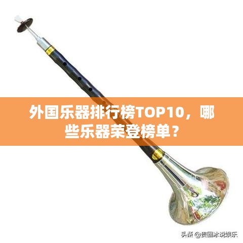 外國樂器排行榜TOP10，哪些樂器榮登榜單？
