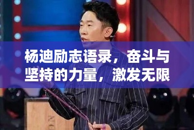 楊迪勵(lì)志語(yǔ)錄，奮斗與堅(jiān)持的力量，激發(fā)無(wú)限潛能！
