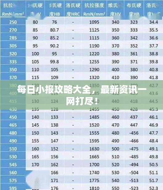 每日小報攻略大全，最新資訊一網打盡！