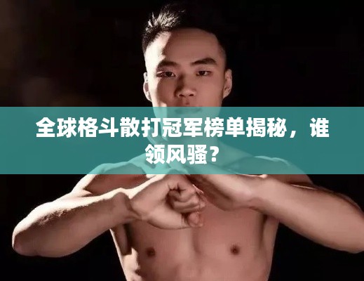 全球格斗散打冠軍榜單揭秘，誰領(lǐng)風騷？