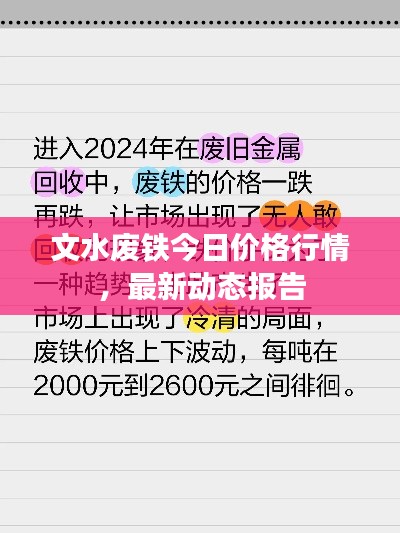 文水廢鐵今日價(jià)格行情，最新動(dòng)態(tài)報(bào)告