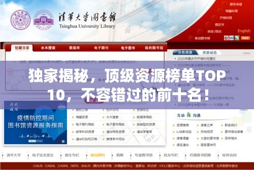 獨(dú)家揭秘，頂級(jí)資源榜單TOP10，不容錯(cuò)過(guò)的前十名！