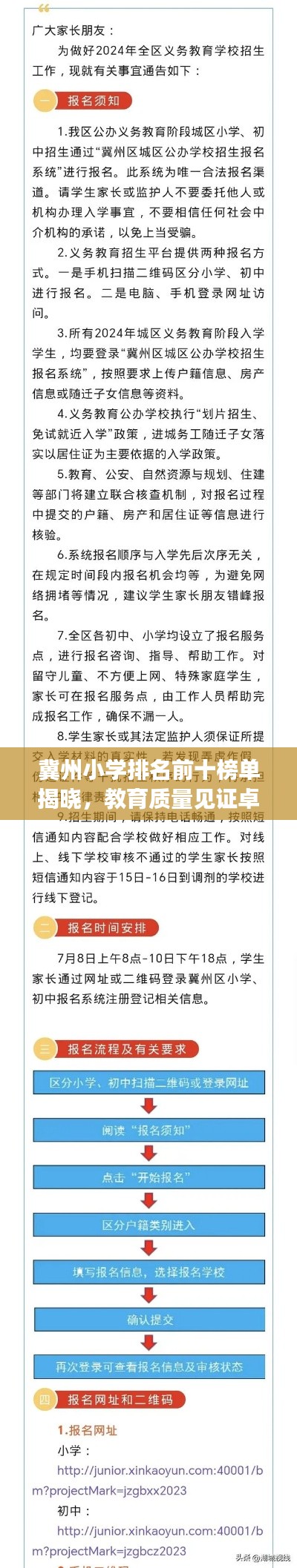 冀州小學(xué)排名前十榜單揭曉，教育質(zhì)量見證卓越成長之路