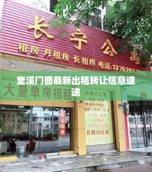 奎溪門面最新出租轉(zhuǎn)讓信息速遞